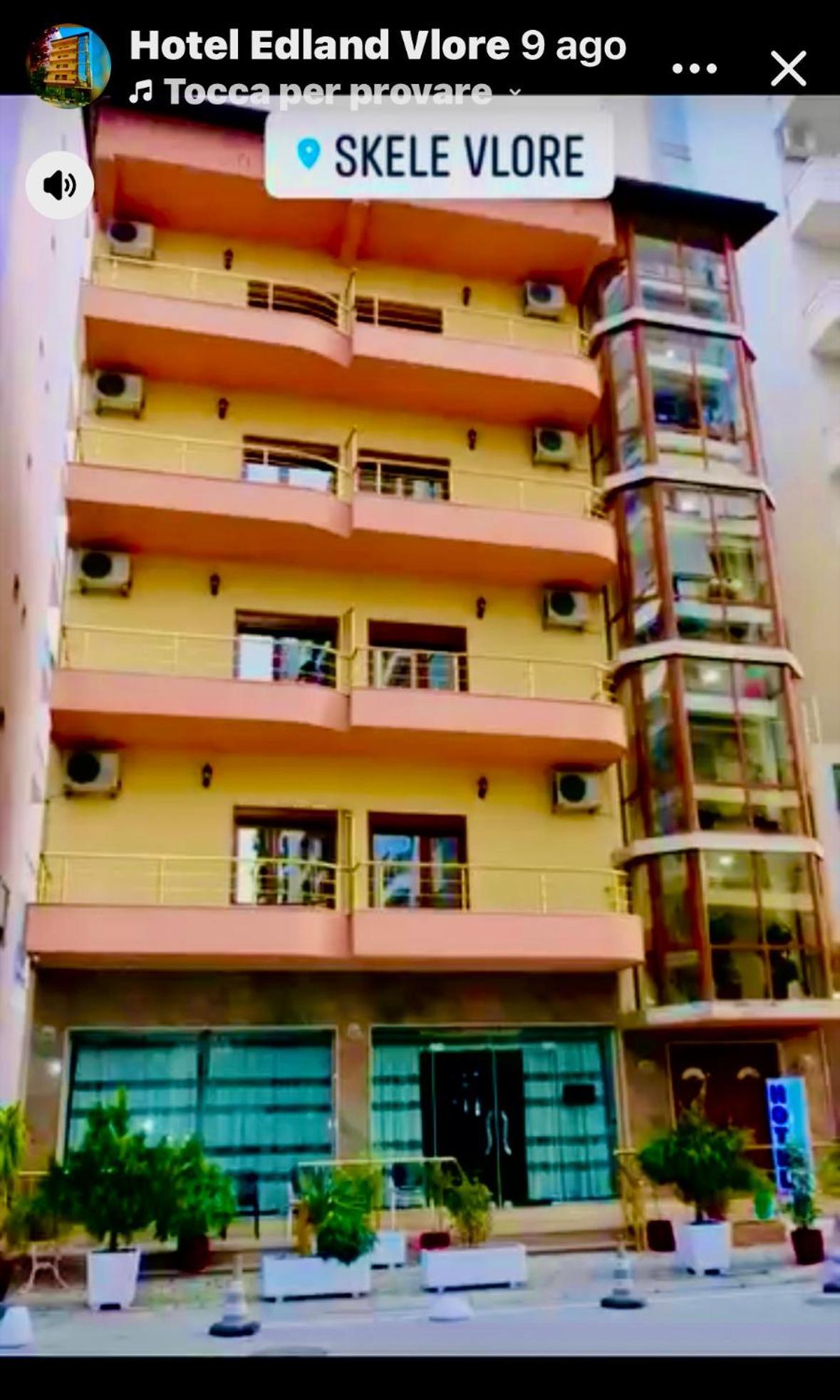 Hotel Edland Vlorë Exteriör bild